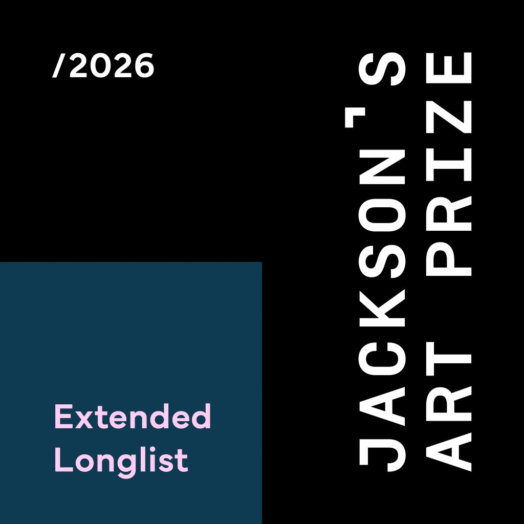 Official promotional graphic for the Jackson's Art Prize 2026 Extended Longlist announcement.