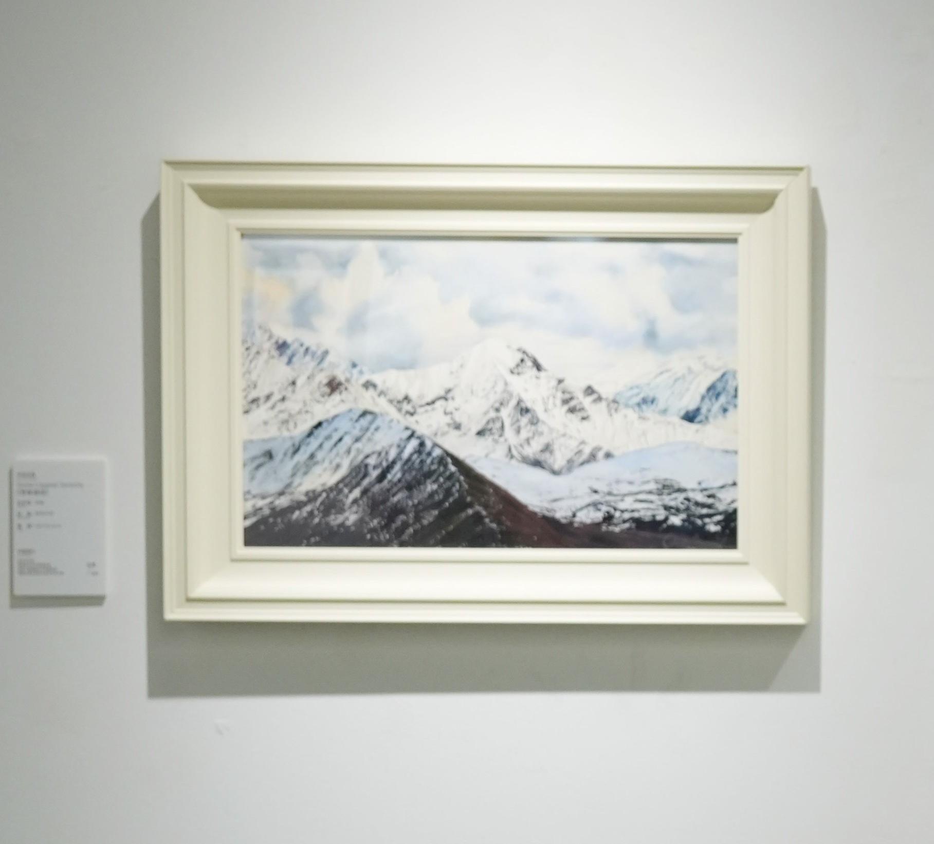 Snow Mountain Watercolor Painting | Snow Capped Serenity | Original Landscape - Image 2